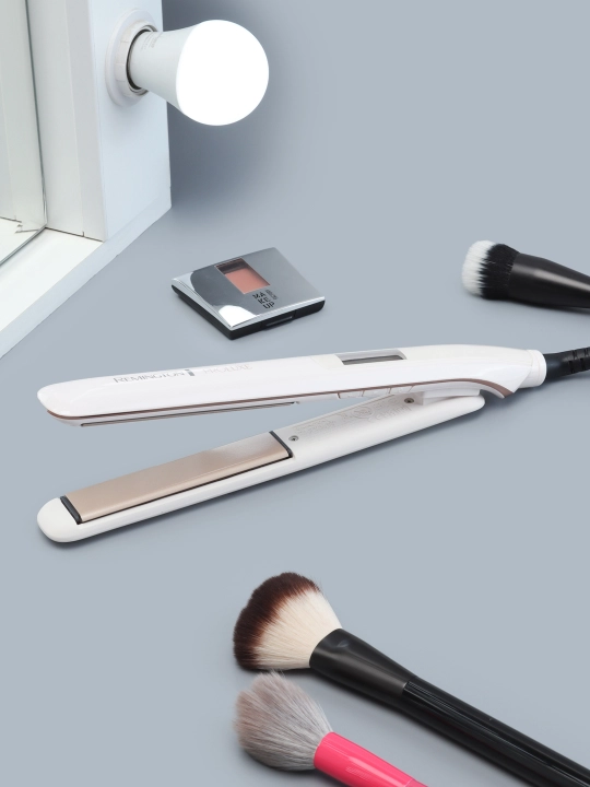 Sochni tekkislash dazmoli Remington S9100, oltin, g'ilof bilan