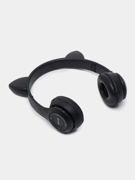 Simsiz quloqchinlar bolalar uchun Cat Ear P47M, yorqin quloqlari bilan