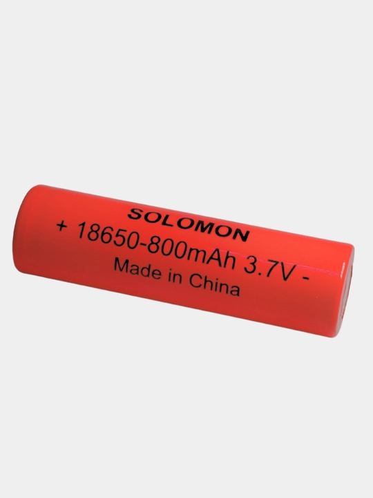 Li-ion батарейки 18650 3.7V 800mAh, лёгкий и надёжный для электроники и фонарей