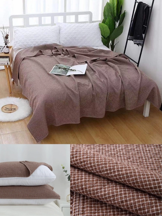 Adyol paxtadan yaponcha dizayn 100%, 3 qavatli, 150*200 sm, 200*230 sm, 230*250 sm - 