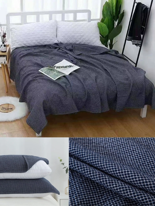 Adyol paxtadan yaponcha dizayn 100%, 3 qavatli, 150*200 sm, 200*230 sm, 230*250 sm - 