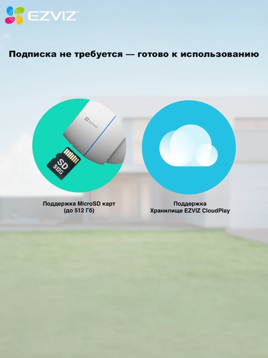 WiFi камера видеонаблюдения 2MP 1080P для дома EZVIZ CS-H3C