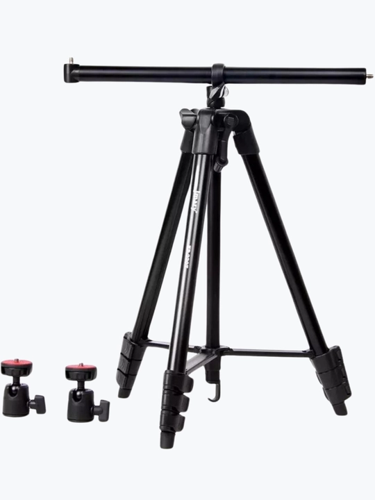 Jmary KP-2207 tripod, telefon va kamera ushlagichi bilan Pol, 1330 mm