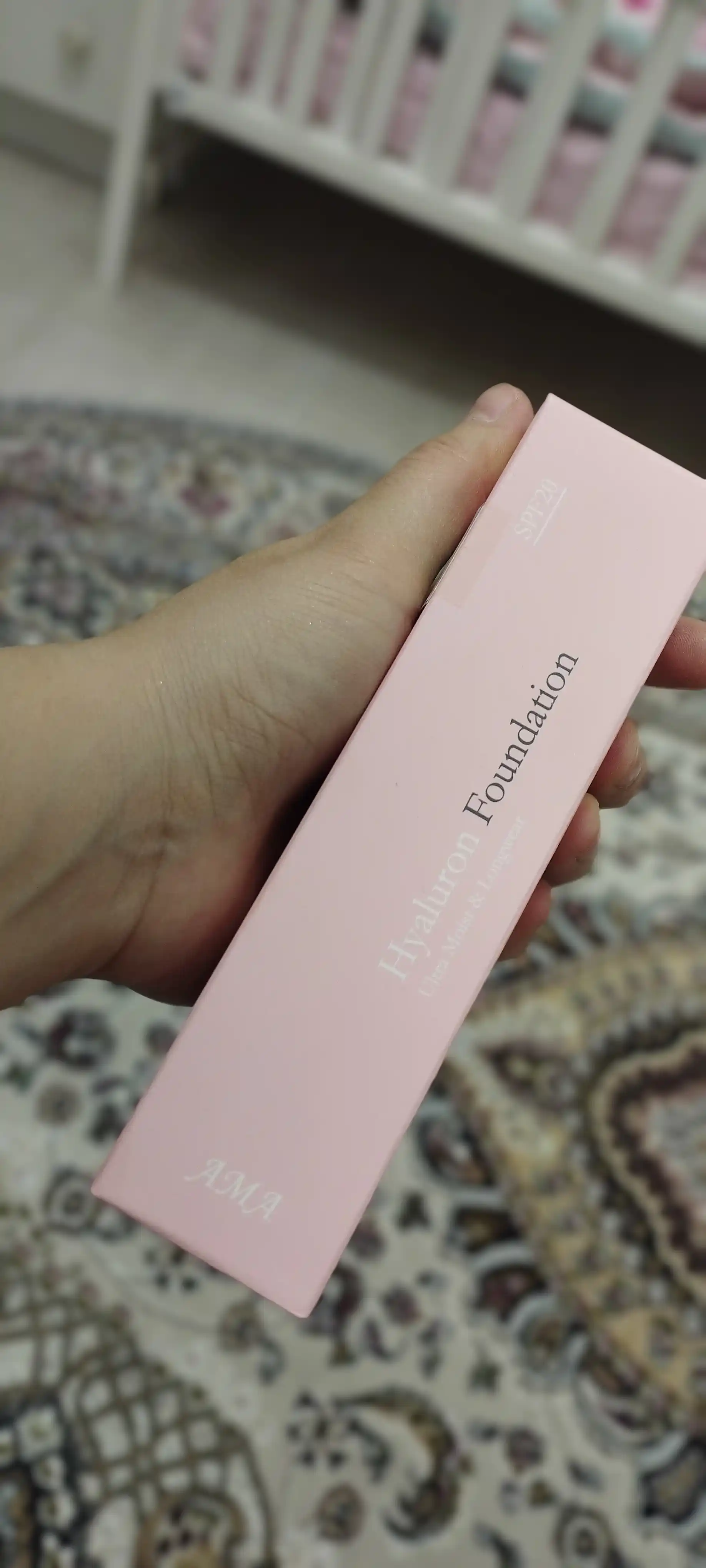 Тональный крем для лица AMA Hyaluron Foundation Ultra Most & Lonwear SPF20, 110 г, TON 21