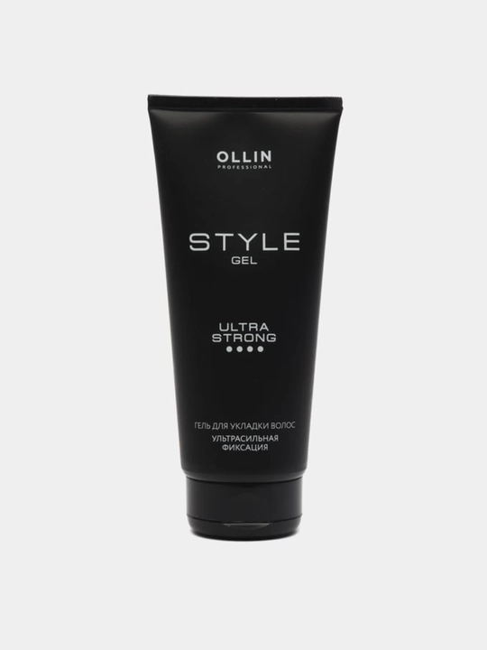 Гель для укладки волос ультрасильная фиксация STYLE OLLIN PROFESSIONAL, 200 мл