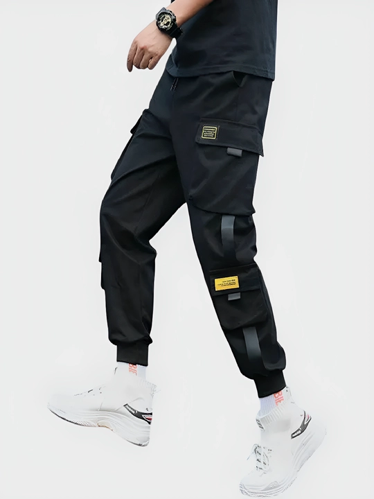 Erkaklar kargo shimlari, ko'p cho'ntakli sport uslubi, poliefir tolasi, razmer XS-4XL