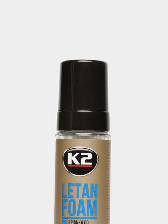 Avtomobil ichki qismlari uchun ko'pikli teri tozalovchi yumshoq harakat K2 LETAN FOAM200ml