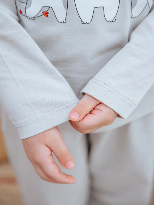 Ogil bolalar va qizlar, uchun yosh bolalar uchun Yangi yilga pijama NEO, paxta