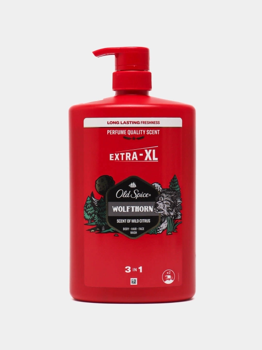 Old Spice гель для душа 3в1 Wolfthorn, 1л