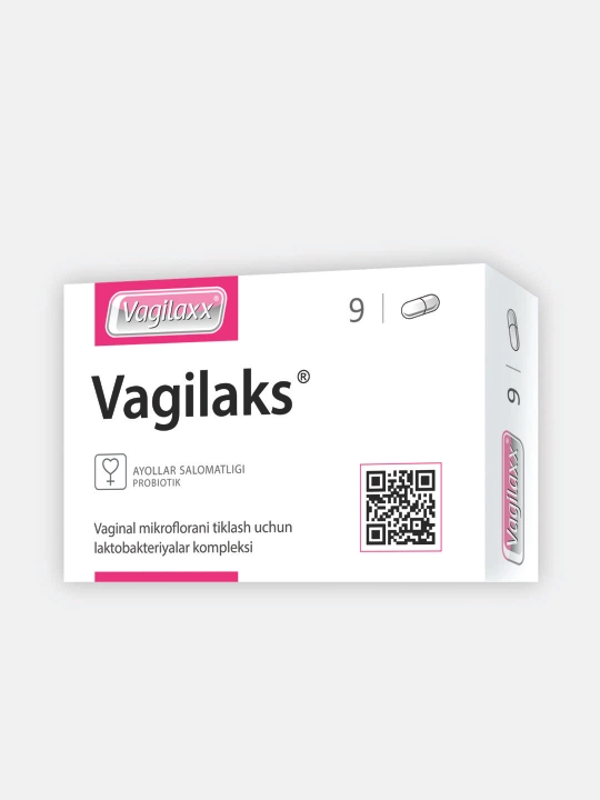 Ayollar salomatligi probiyotikasi Vagilaks, 9 kapsula