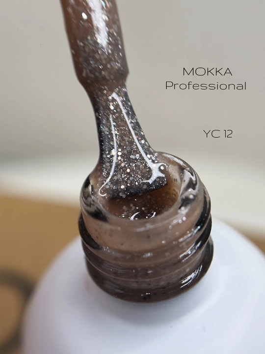 Жидкий полигель для ногтей, гель лак для наращивания и ремонта MOKKA