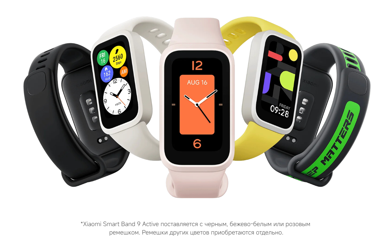 Xiaomi smart band 9 active розовый. Xiaomi smart band 9 active розовый
