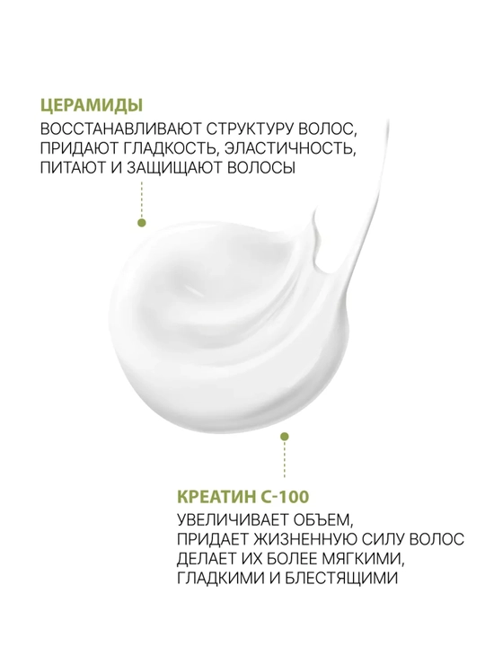 Интенсивная маска реконструктор Ollin для волос, восстановление и питание, 200 мл