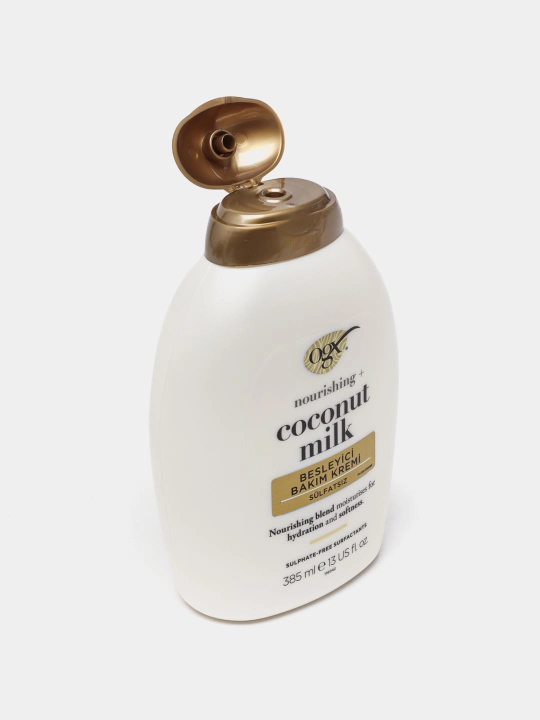 Oziqlantiruvchi konditsioner Ogx, kokos suti bilan, 385 ml