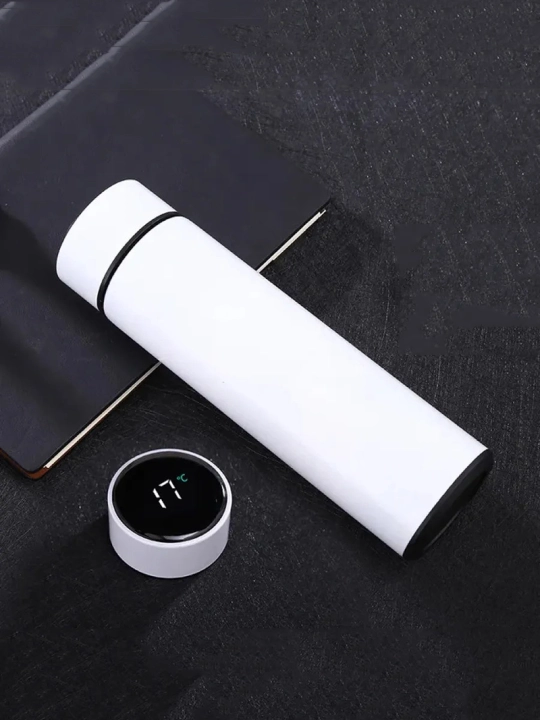Sensor datchikli aqlli termos, harorat indikatori,maktab uchun termos LED displey, 500 ml