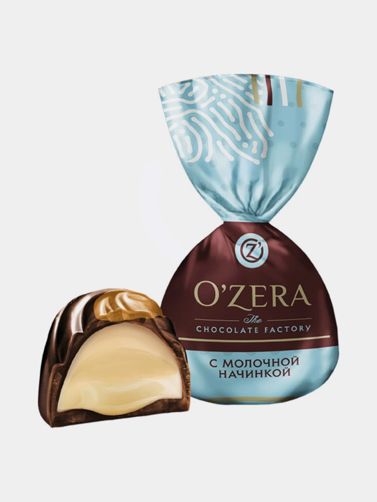 Sutli shokoladli yong'oqli "Ozera" vafli konfetlari, 150 gr - 