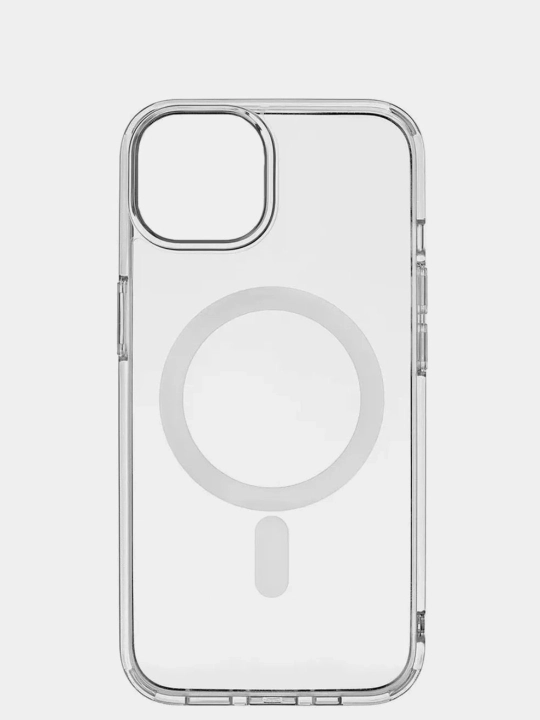 Чехол MagSafe для iPhone 15 Pro, 15 PRO Max, прозрачный