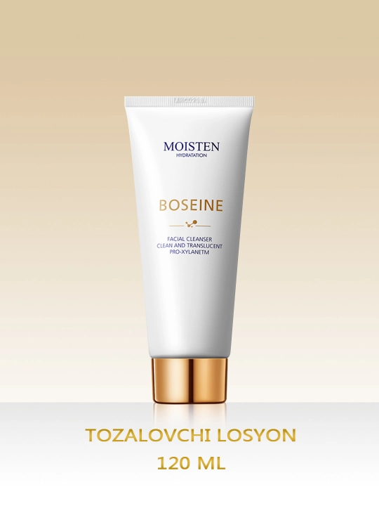 Boseine yuz tozalovchi gel, yuz parvarishi uchun kosmetika Moisten, 120 ml