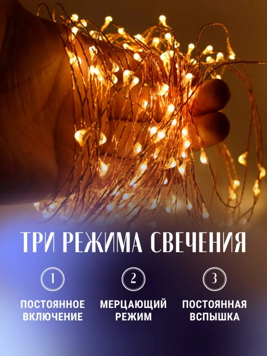 Гирлянда для Рамадана, светодиодная, украшения интерьера дома, 1 м, 2 м, 3 м, 5 м, 10 м