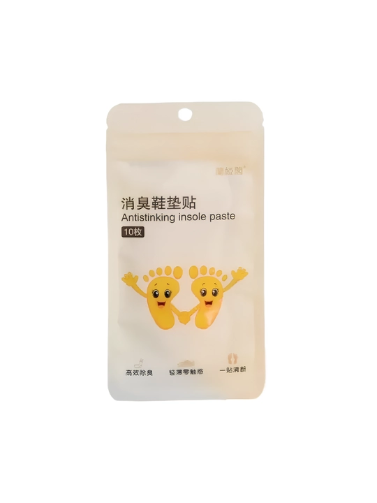 Oyoq kiyimlari uchun aromatik stikerlar, paketlarda dezodorant, 10 dona, 5 juft