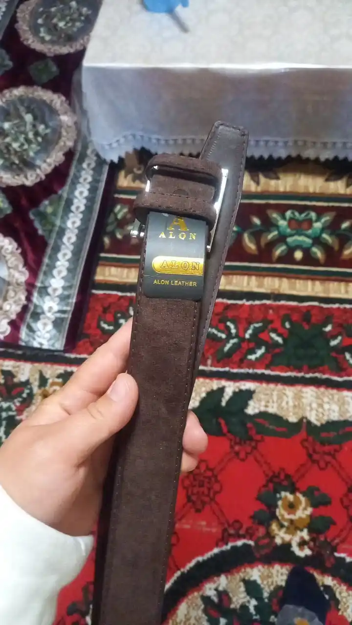 Erkaklar kamari LION BELT – charm va zamsh, universal, kundalik va klassik uslub