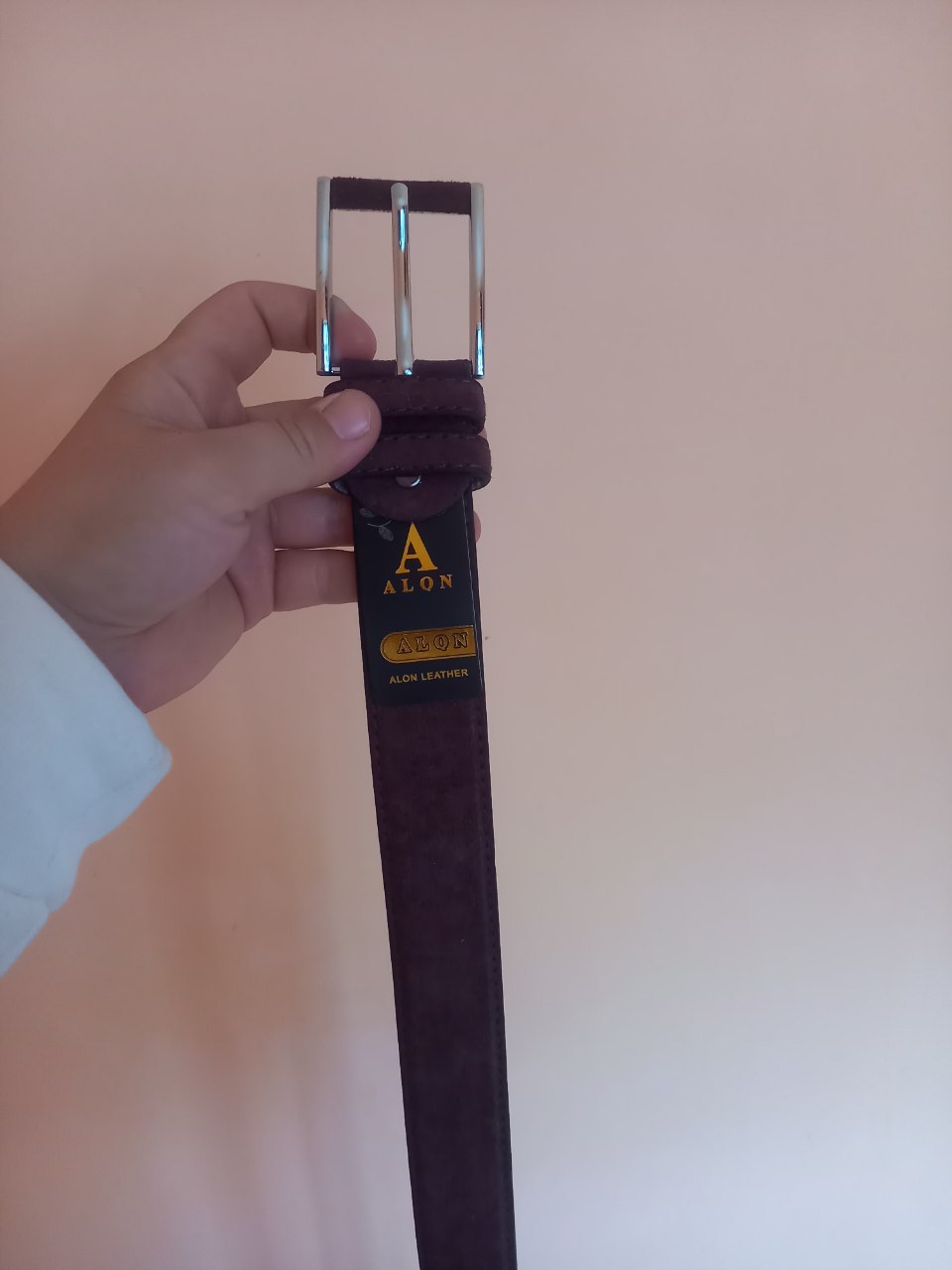 Erkaklar kamari LION BELT – charm va zamsh, universal, kundalik va klassik uslub