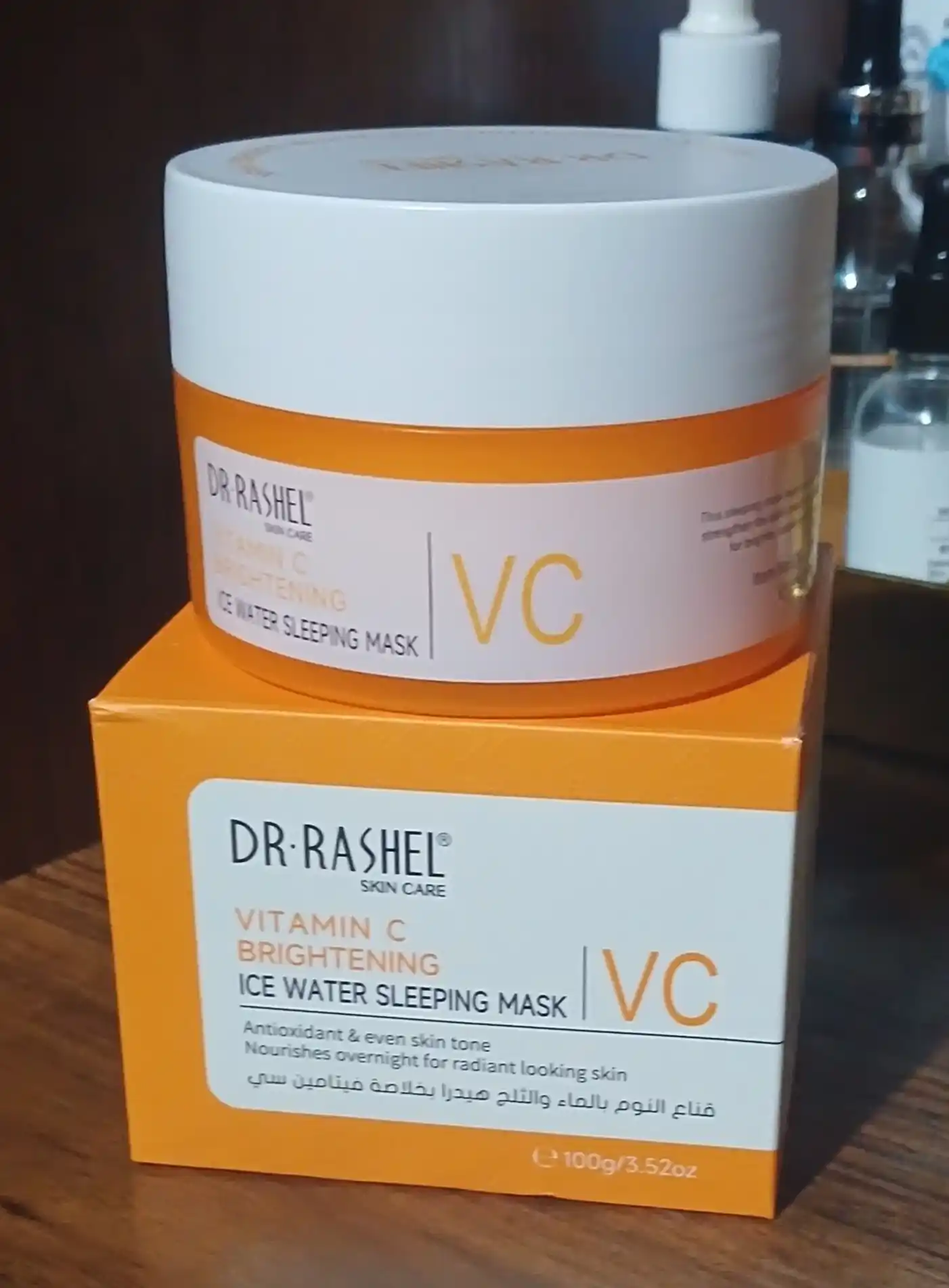 Ночная маска для лица Dr.Rashel Ice water sleeping mask, 100 г