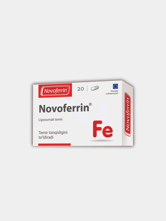 Novoferrin, 20 kapsula