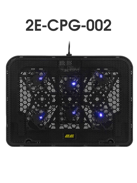 2E GAMING sovutgichli noutbuk tagligi, 14"-17.3," LED yoritgich, kuchli