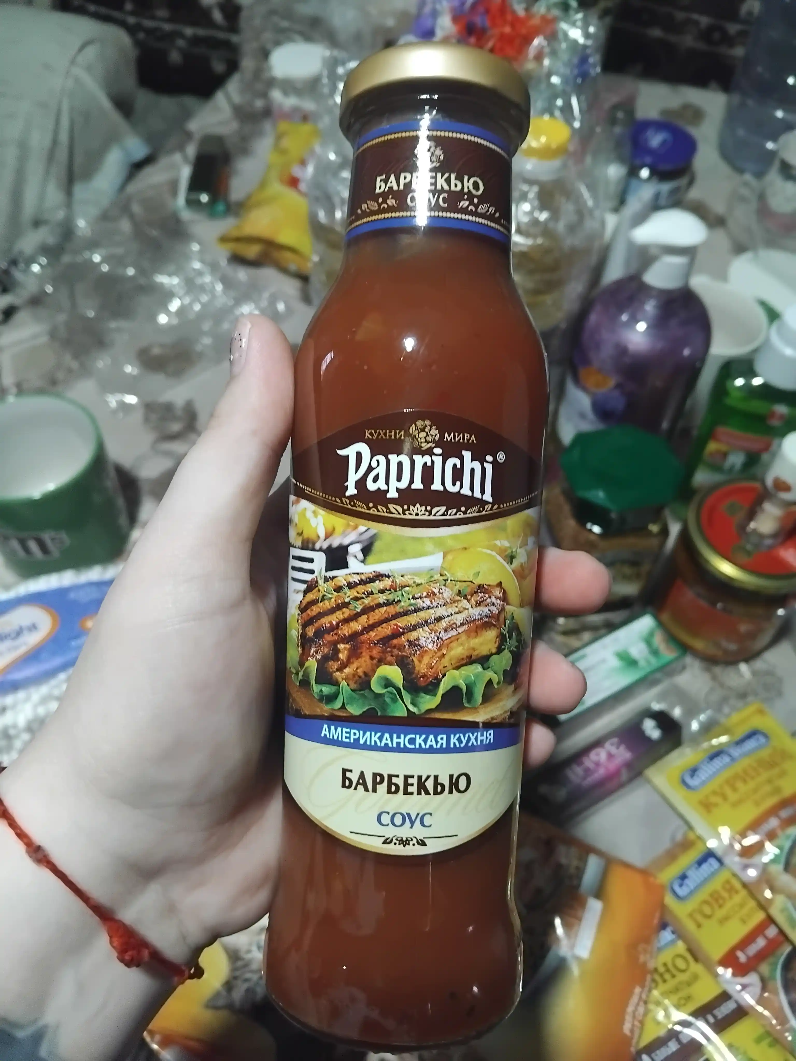 Barbekyu uchun sous Paprichi Amerikanskaya kuxnya, 320 g