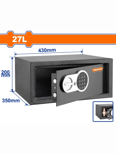 Электронный сейф Wadfow WEB1535 - емкость 27 л — WADFOWU-WEB1535