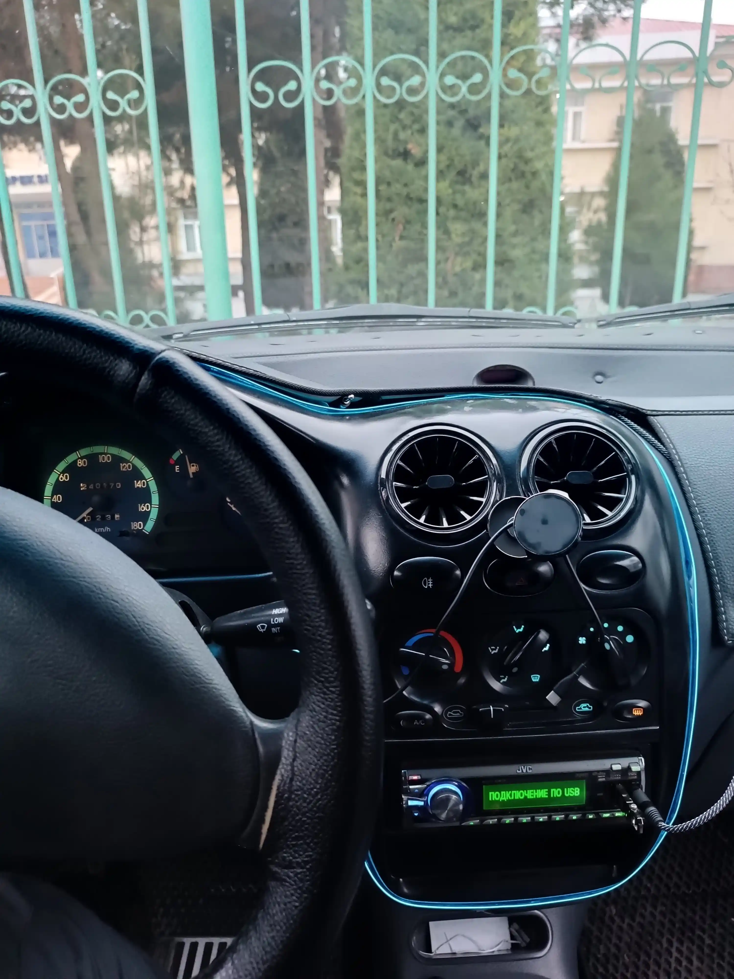 Неоновая LED-лента для салона авто 12В — 3 и 5 м, IP68, 3 режима