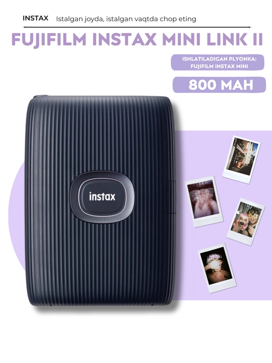 Fujifilm Instax mini Link II portativ smartfon printeri
