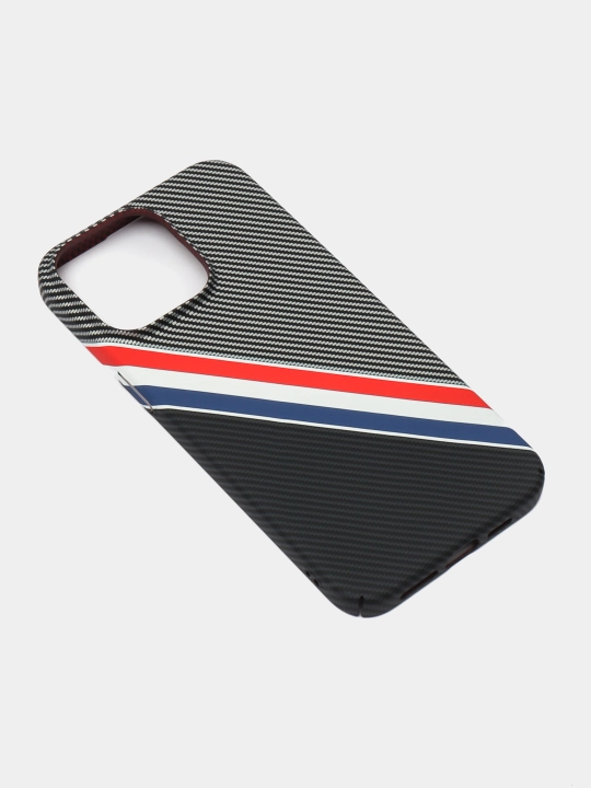 Карбоновый чехол для iPhone X, XR, 11, 12, 13, 14, 15, 16, Mini, Pro, Pro Max, жесткий