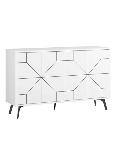 Комод Decortie Dune, Турция — DCRT38-MK23436-БЕЛЫЙ