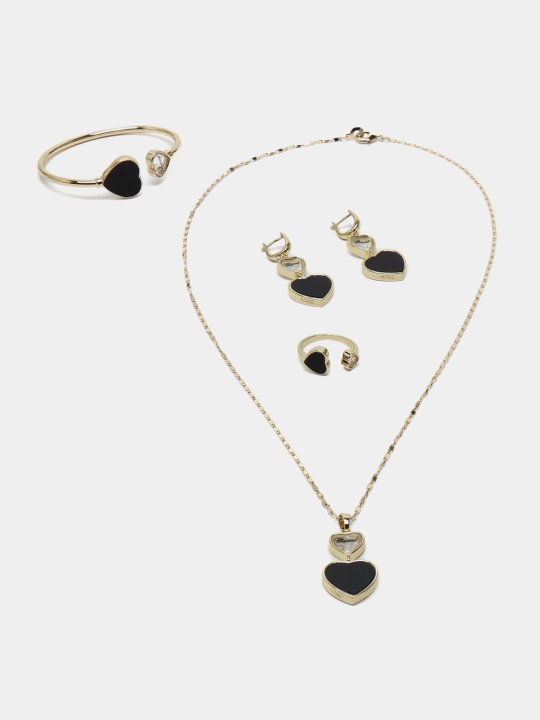 Комплект украшений, серьги, кольцо, браслет, цепочка, Messika Bvlgari, Vancleef