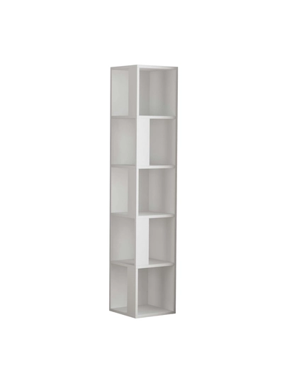 Decortie Piano угловая полка для игрушек библиотека, шкаф - Made in Turkey — DCRT38-MKT0212-БЕЛЫЙ