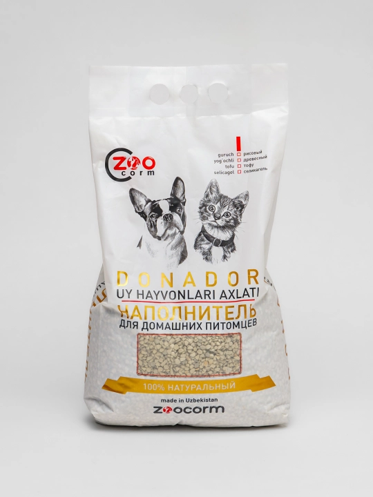 Mushuklar uchun to‘ldiruvchi, bentonit 4,5 litr/3 kg