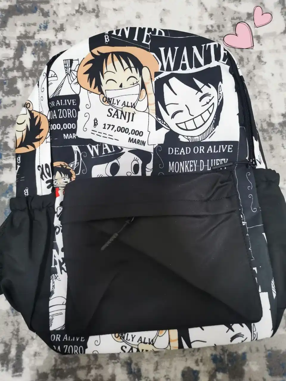 Рюкзак "One piece", вместительный, аниме, мужской, женский, подростковый, школьный