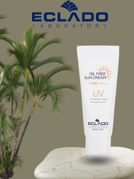 Солнцезащитный крем ECLADO OIL FREE,защита от солнца SPF50 + Pa + + + для жирной кожи лица