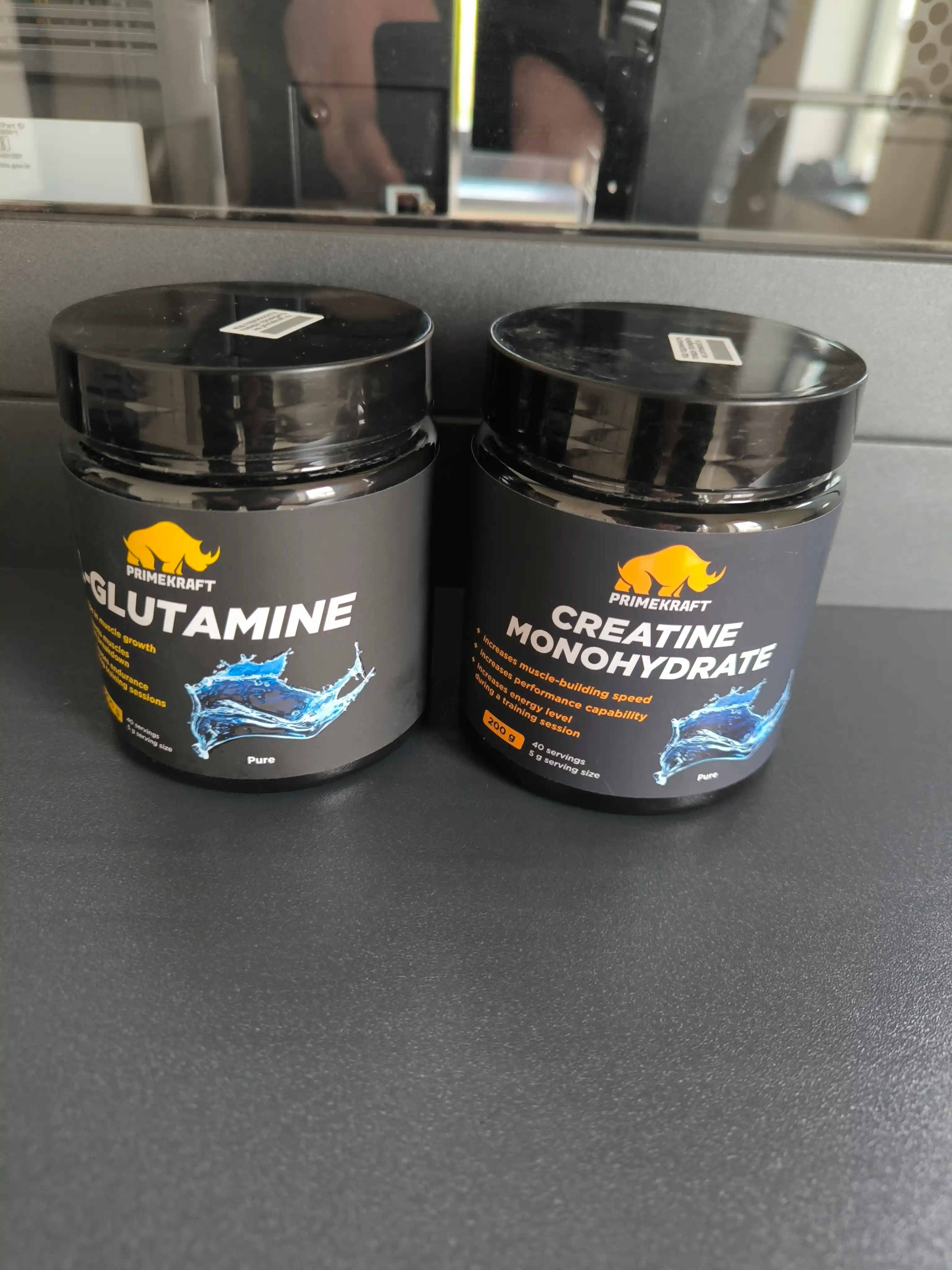 Аминокислота глютамин Primekraft Glutamin, без вкуса, 200 г, 40 порций