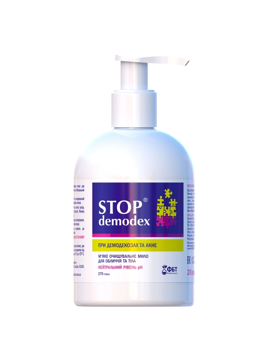 Yuz va tanani yumshoq tozalovchi sabun Stop Demodex - 