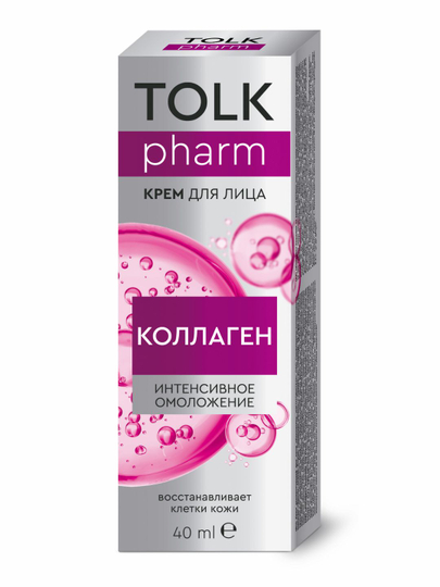 Yuz uchun kosmetik krem Tolk Pharm, 40ml - 