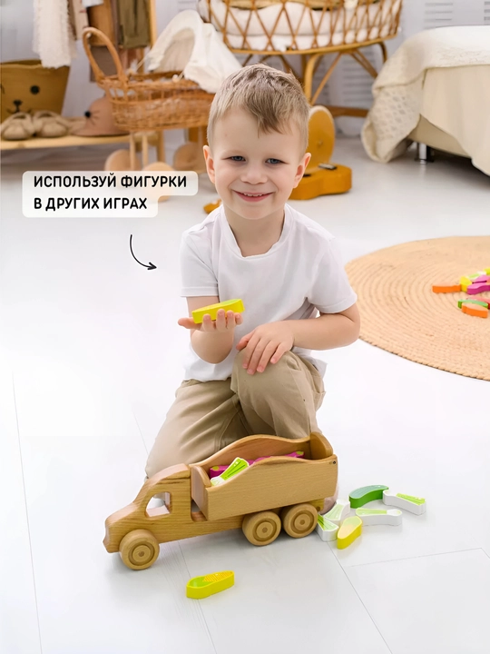 Развивающая игрушка Башня Дженга, настольная игра, овощной бум для детей