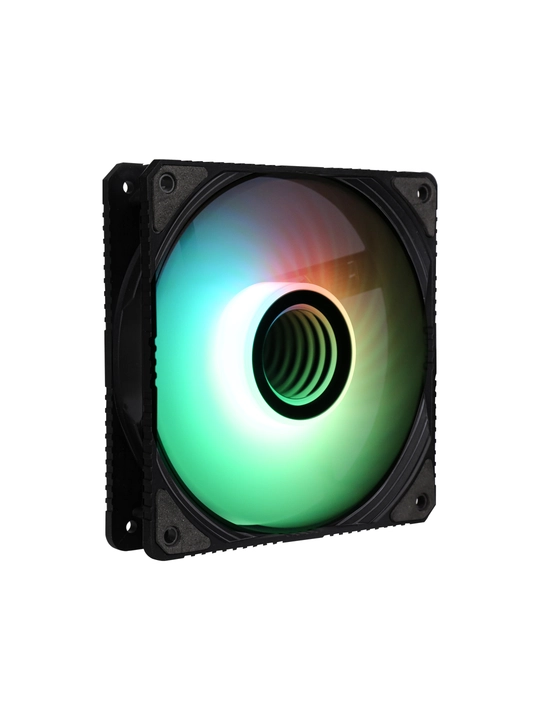 2E Gaming Air Cool Infinity korpus ventilyatori ACF120IW-ARGB, 120 mm, 1200 rpm, 3 pin