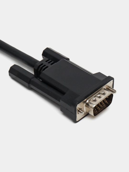 HOCO VGA, HDMI kabeli monitor va kompyuterga, 1-2 metr, televizor uchun adapter otkazgich