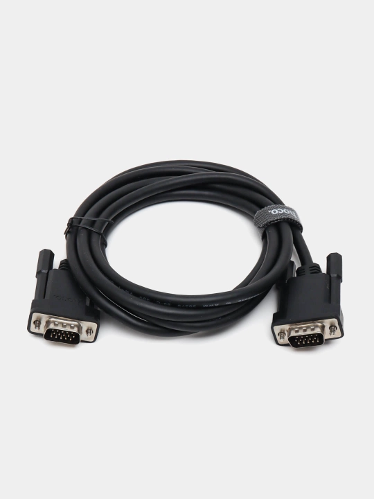 HOCO VGA, HDMI kabeli monitor va kompyuterga, 1-2 metr, televizor uchun adapter otkazgich