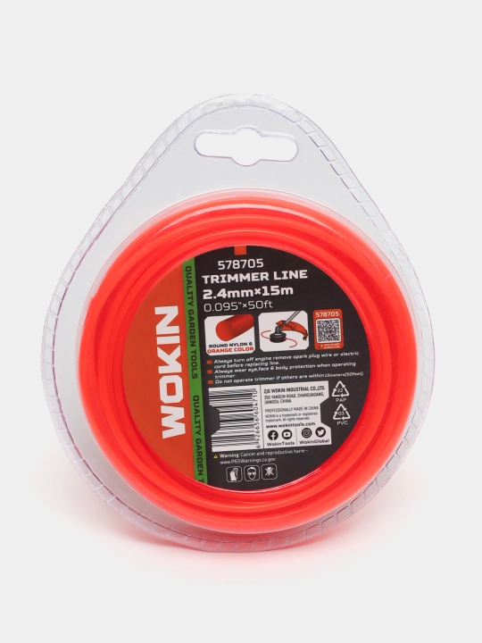 Trimmer liniyasi leskasi 2,5mm - 15metr WOKIN - 