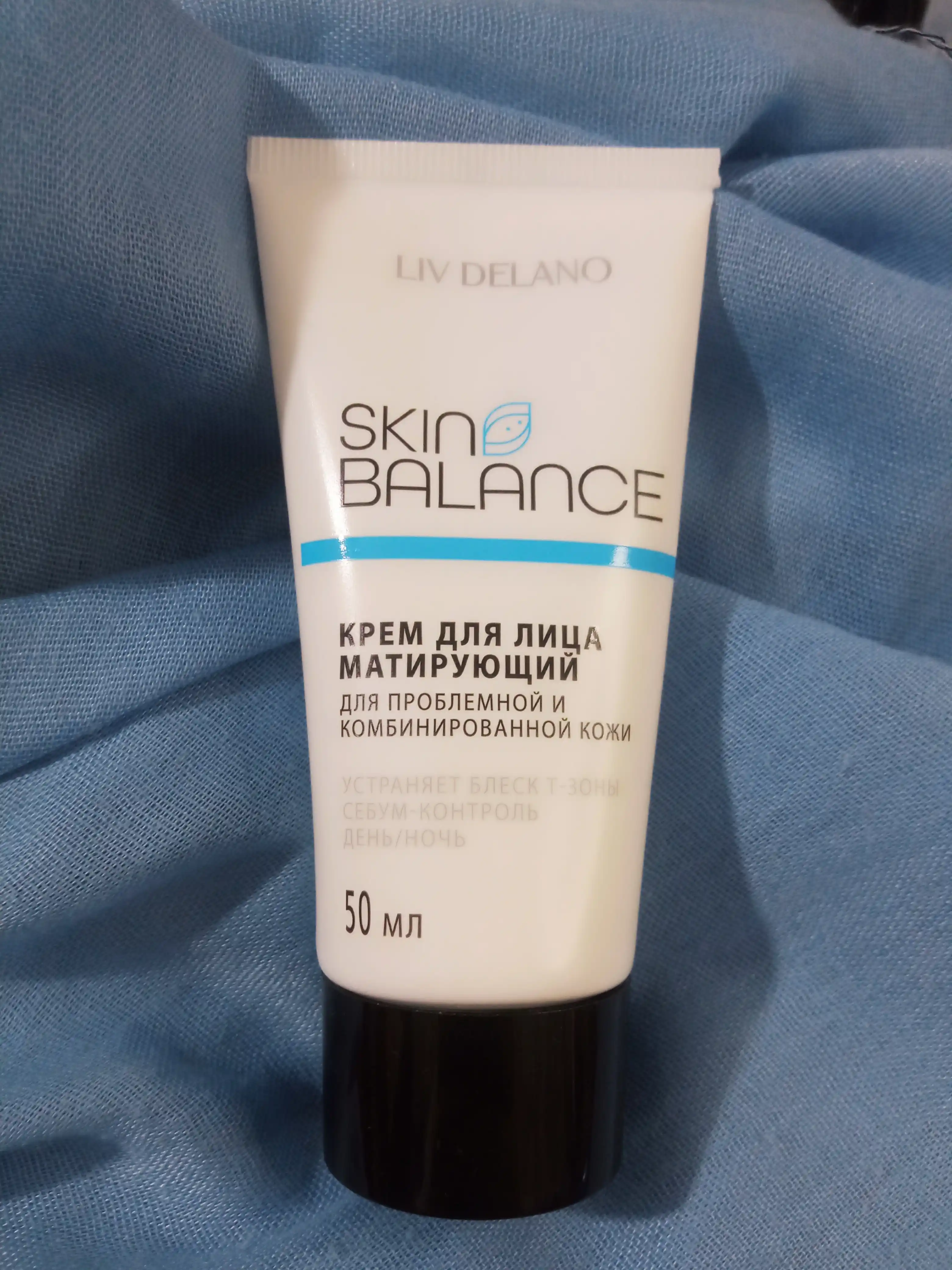 Матирующий крем для лица Liv Delano Skin Balance, 50 мл,  уход за лицом