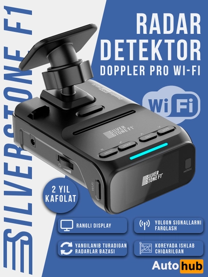SilverStone F1, радар детектор антирадар SilverStone F1 Doppler PRO Wi-Fi — АВТОХАБ-SSDOPLR
